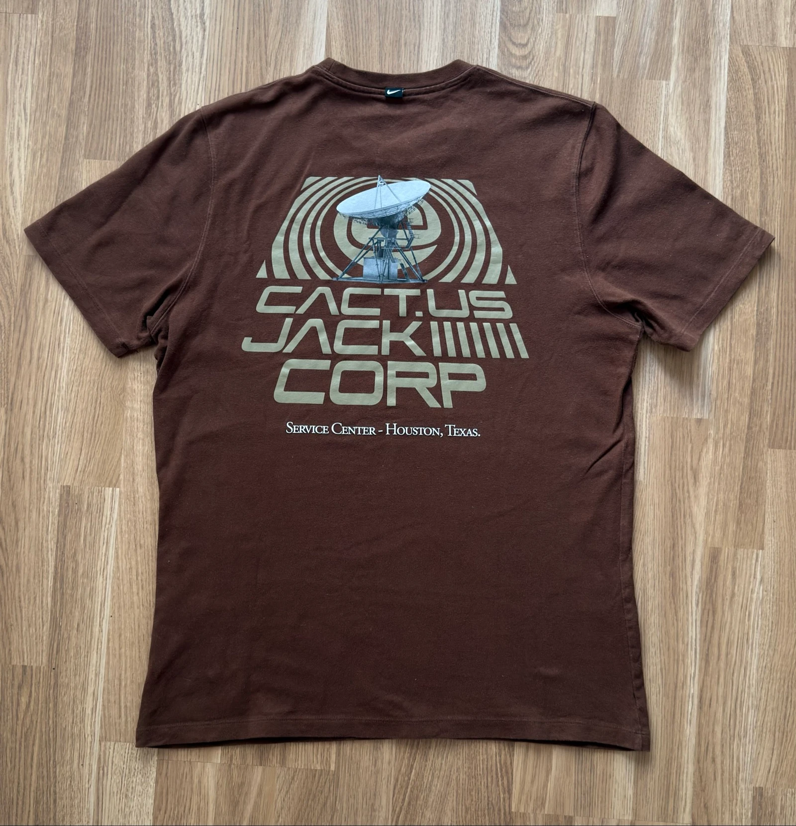 Nike Travis Scott T-Shirt - Deadstock - Brown - Size L - Rare Streetwear